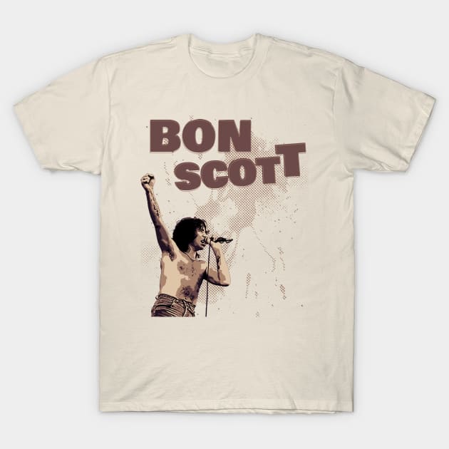 Bon scott T-Shirt by Degiab